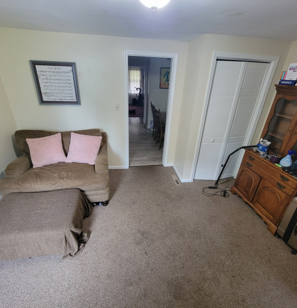 Entry from back door