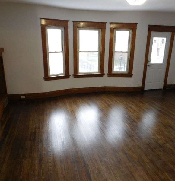 Upper living room and patio entrance